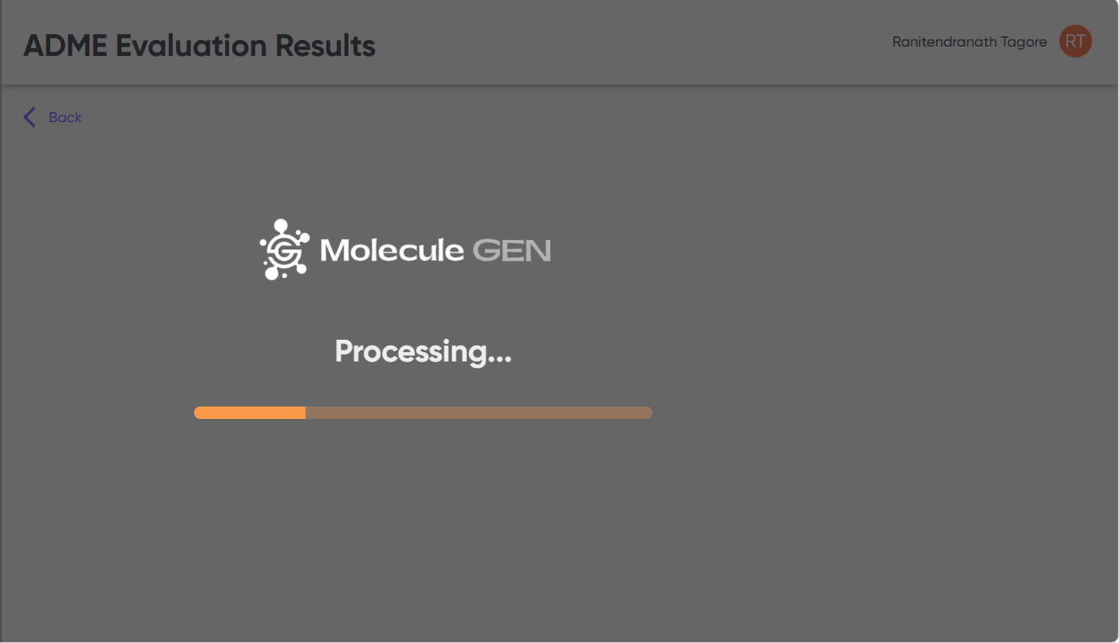 MoleculeGEN ADMET Job Submission Image-1