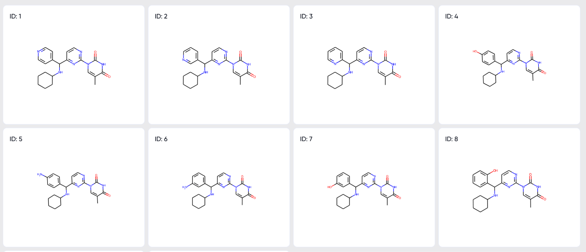 MoleculeGEN BioSwap User Ouput